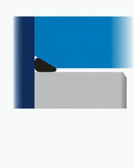 Triangular O-Ring seal pocket diagram